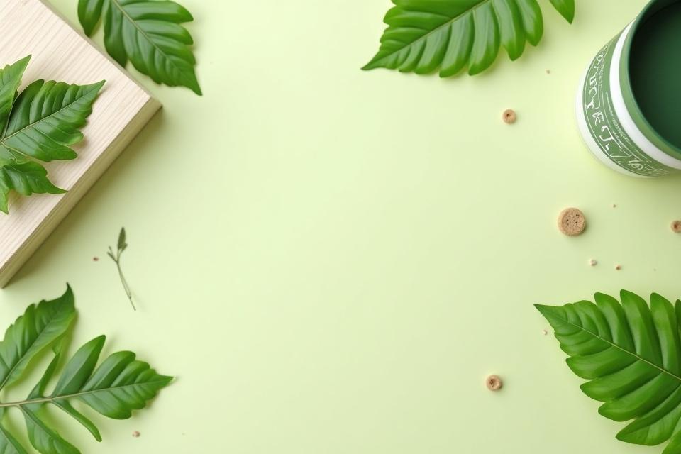 Eco-conscious sustainability branding with green and organic design elements